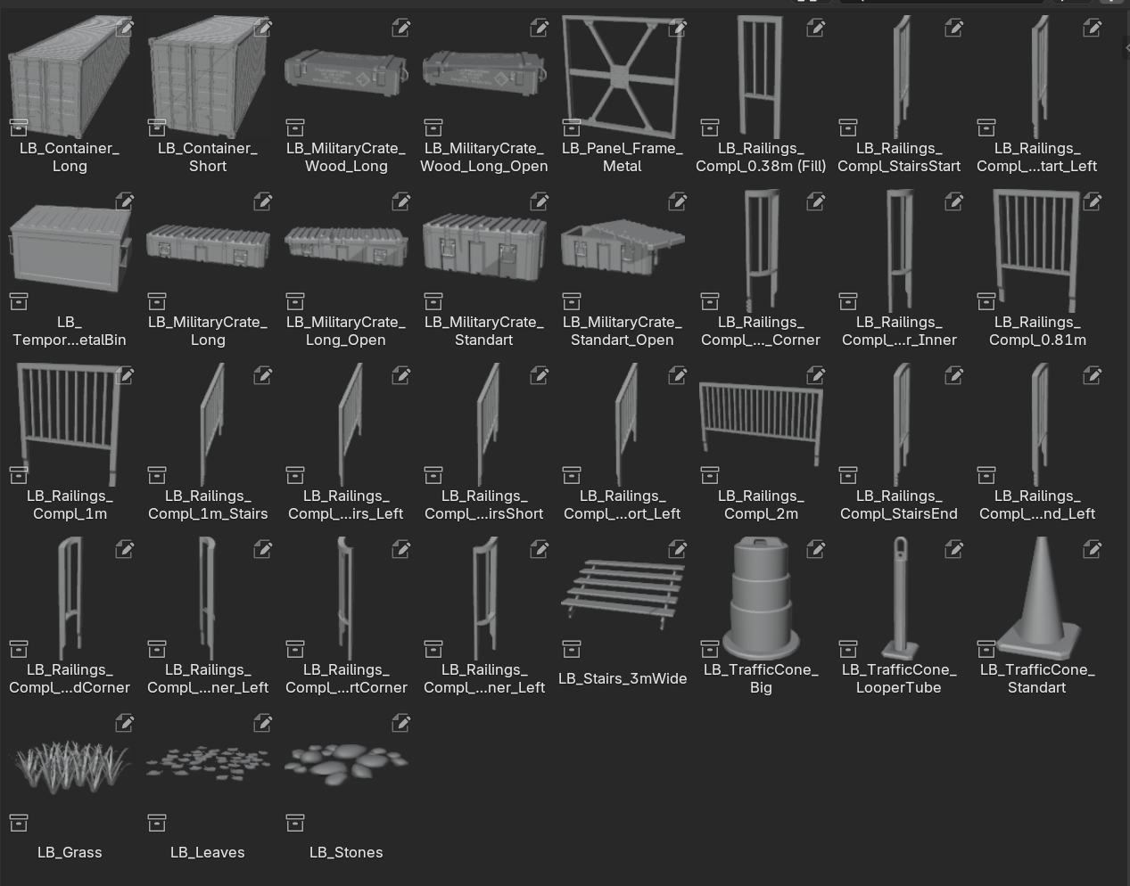 Asset Library functionality